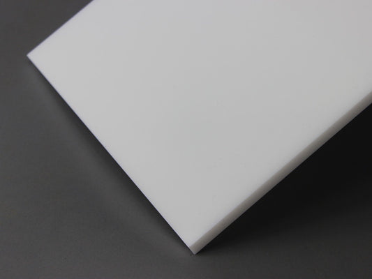 (122,45 Euro/m²) Kunststoff Platte POM 140x140x15 mm weiß Rest Stück
