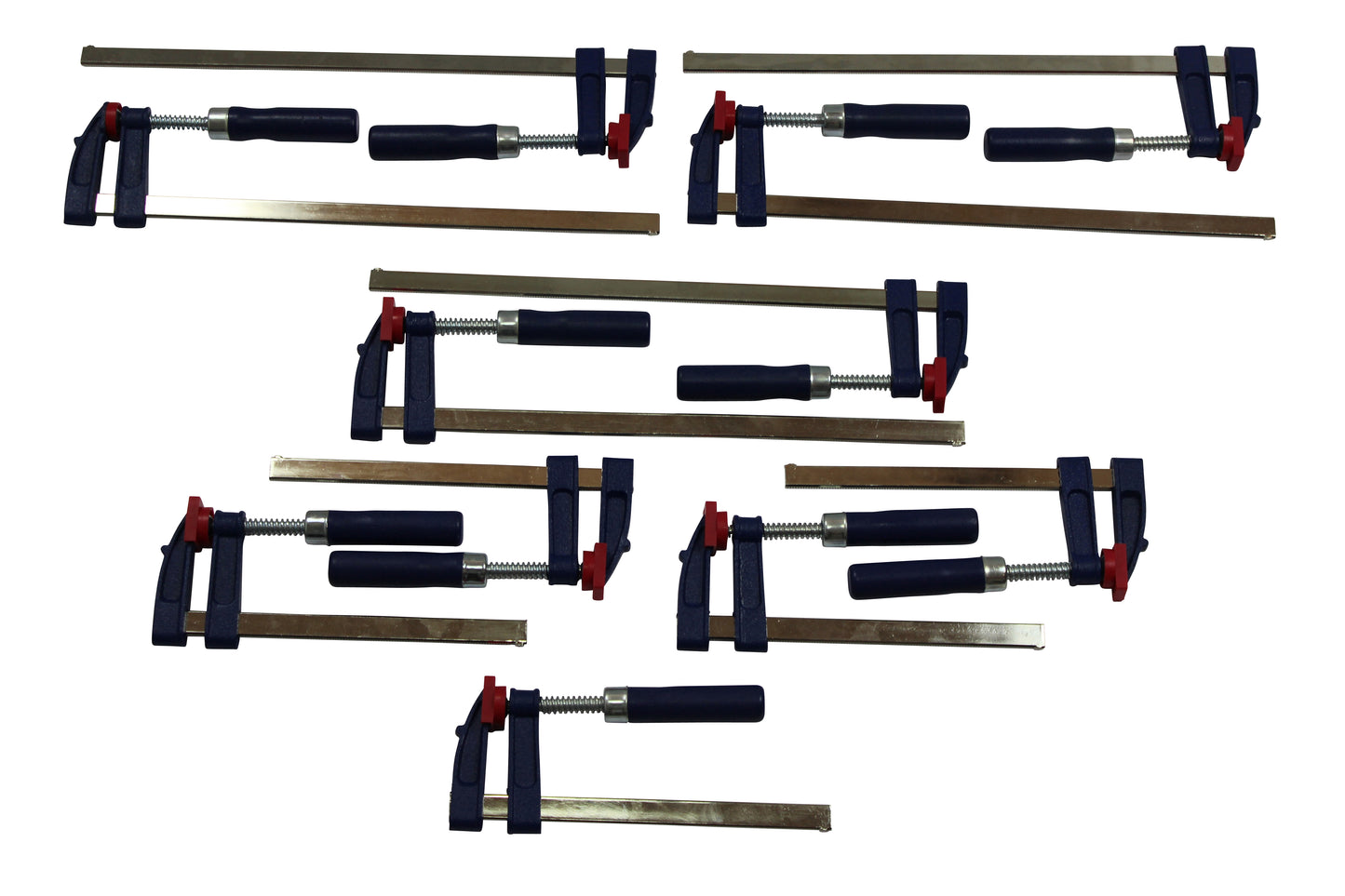 5 x Schraubzwinge 150x50 + 6 x 300x50