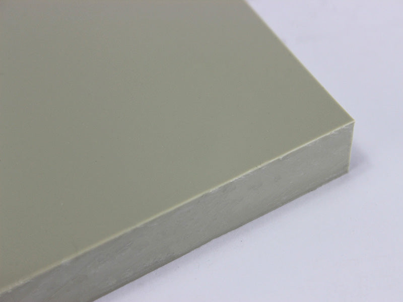 PP Platte Klotz Vierkant Kunststoff grau 310x100x70 mm Polypropylen Reststück