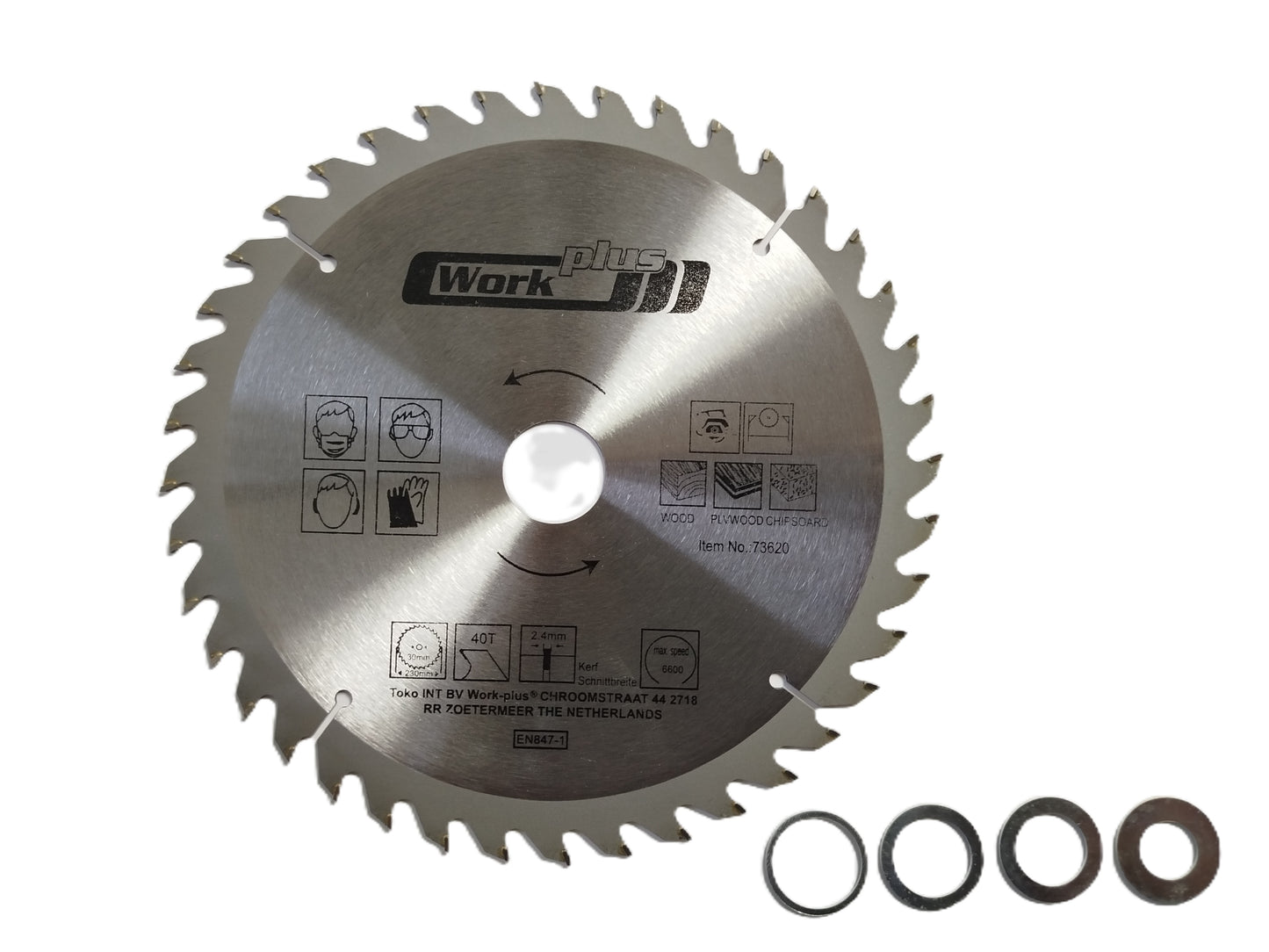 HM Sägeblatt Hartmetall Kreissägeblatt Ø 230 x 30 mm 40 Zähne Säge