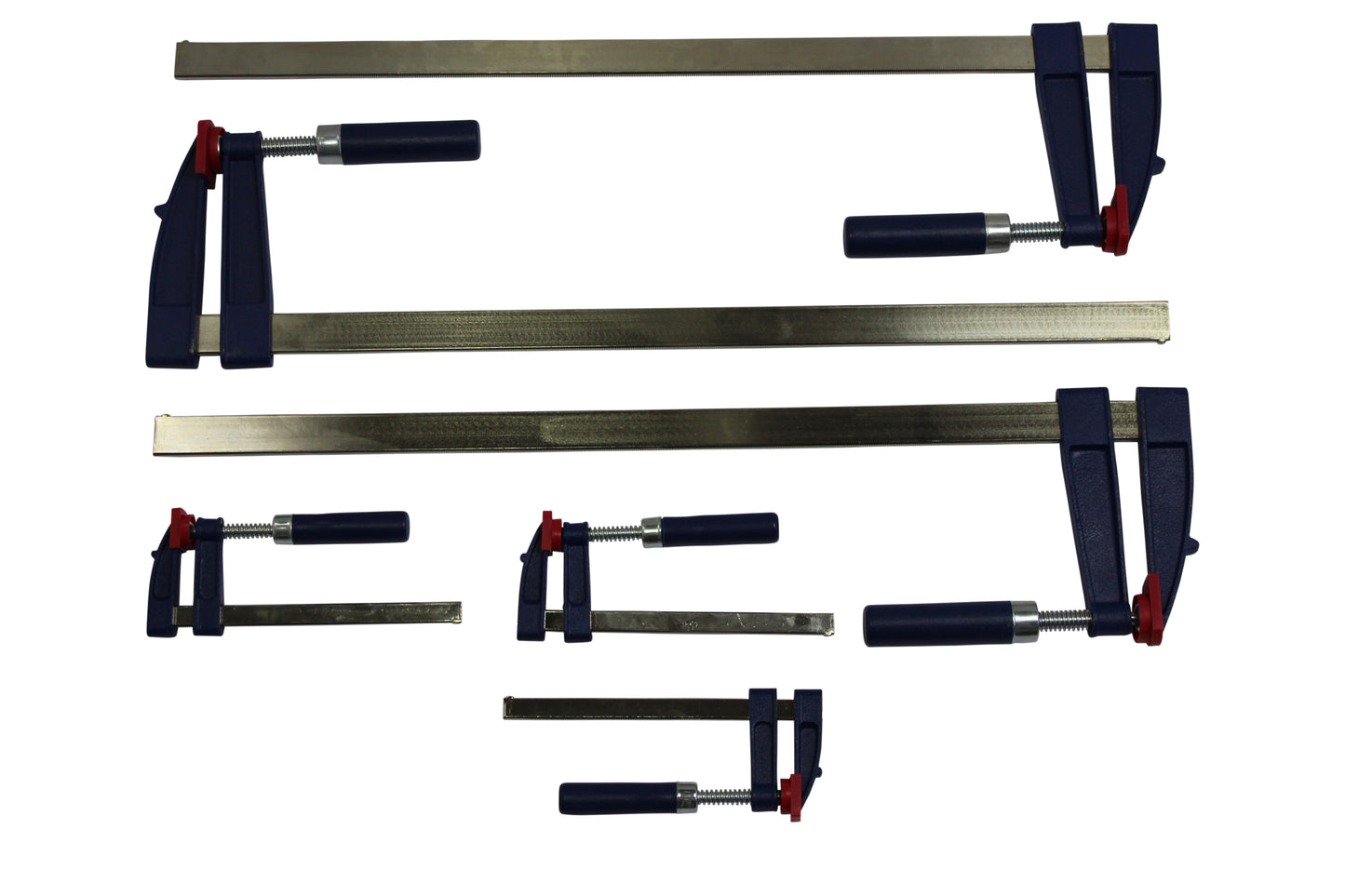 3 x Schraubzwinge 600x120 + 3 x 150x50