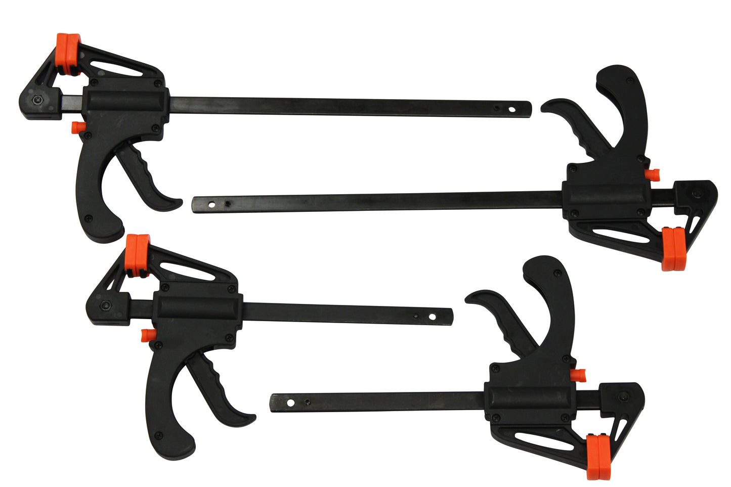 4x Einhandzwinge 150x60 + 300x60 Klemmzwinge Schnellspannzwinge Schraubzwinge