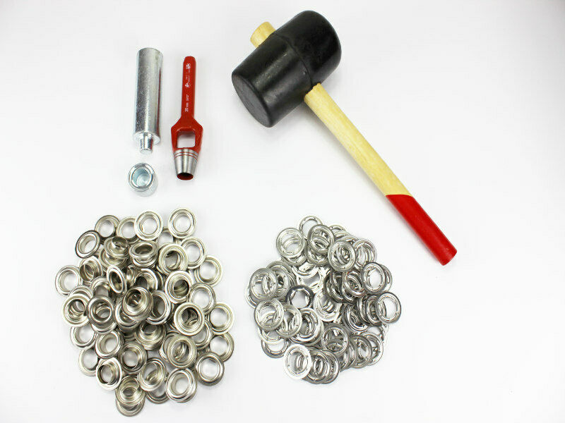 Profi Hammer Ösenset 20mm + Locheisen Ösenwerkzeug