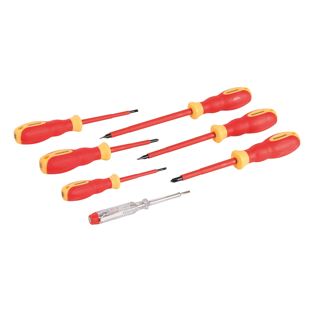 VDE Elektriker Schraubendreher 7-tlg Set Kreuz Schlitz Schraubenzieher 928227
