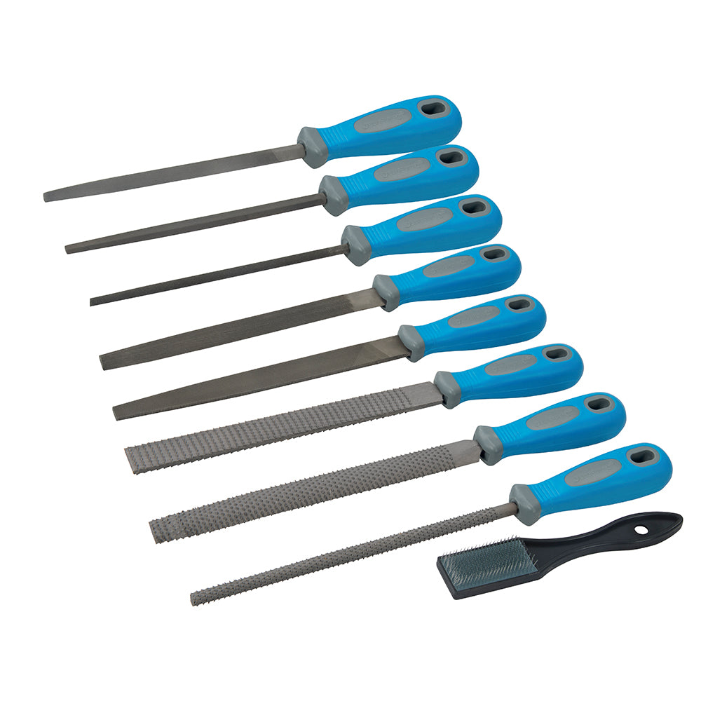 Silverline - Feilen und Raspeln, 9-tlg. Satz 203 mm 208312