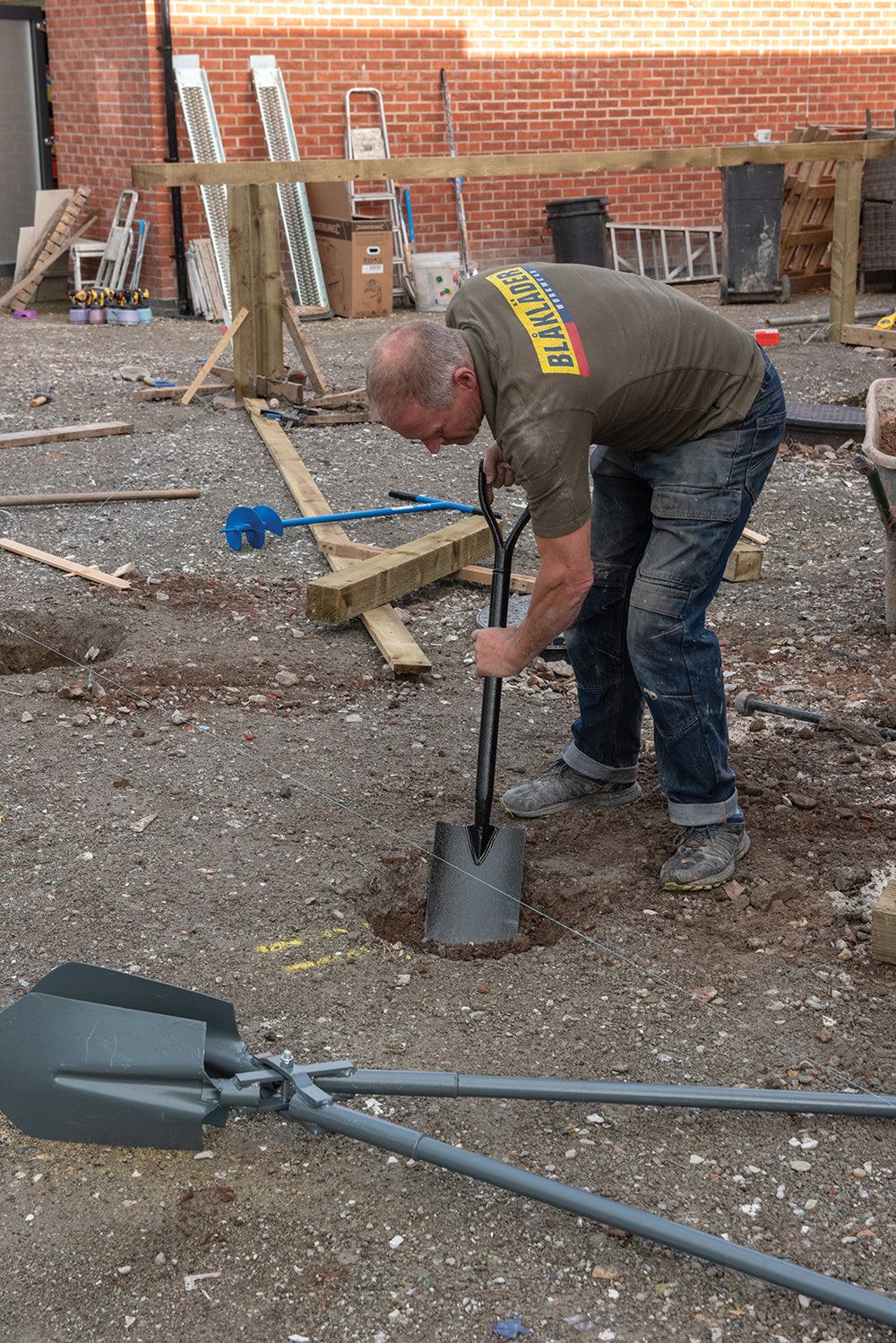 Silverline - Grabspaten aus Stahl 1030 mm 244951