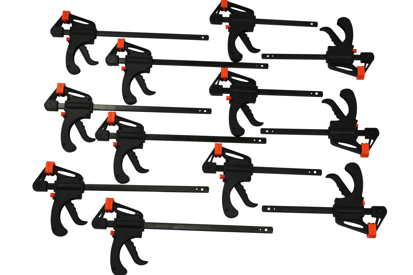 12 x Einhandzwinge 150x60 + 300x60 Klemmzwinge Schnellspannzwinge Schraubzwinge