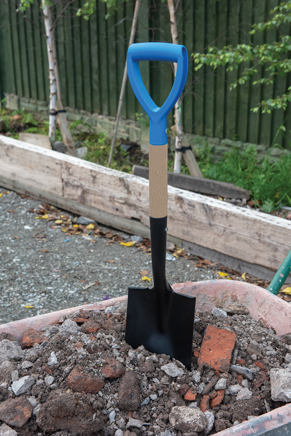 Silverline Mini Schaufel eckig 700mm Gärtner Garten Spaten Schüppe 282518