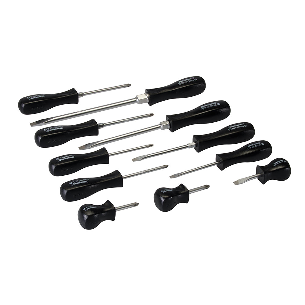 Schraubendreher Set 11-tlg Schraubenzieher Sechskant Kreuz Schlitz magnetisch