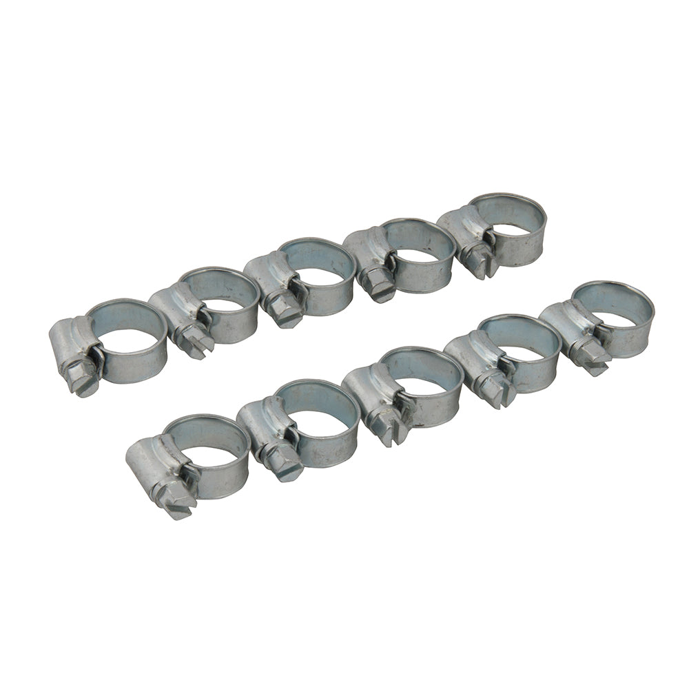 Schlauchschellen Verbindungsschellen Clips 10er 10-16 mm MOO Rohrschellen 721879