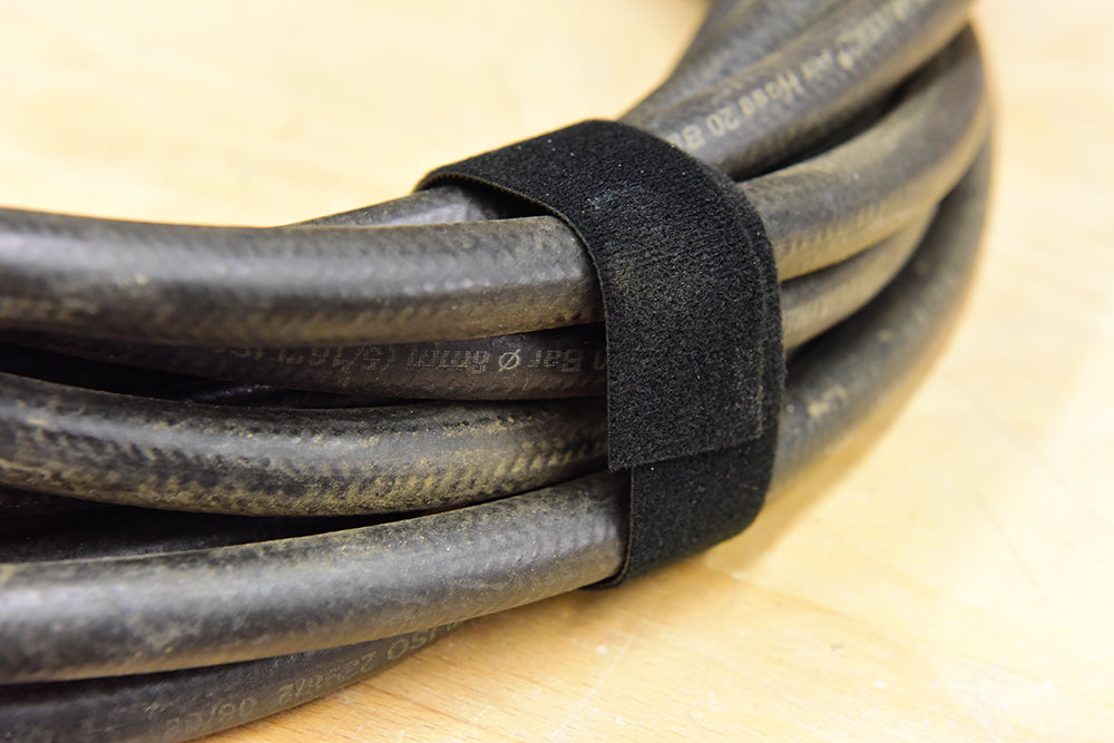 Fixman - Klettband, schwarz 10 mm x 25 m 419854