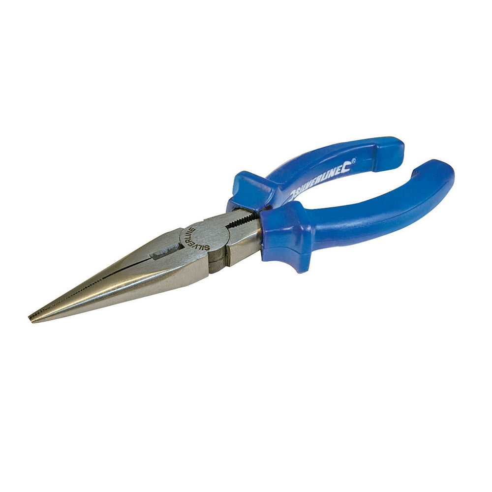 Silverline Profi Spitzzange Telefonzange Langbackenzange Kneifzange 150mm 633653