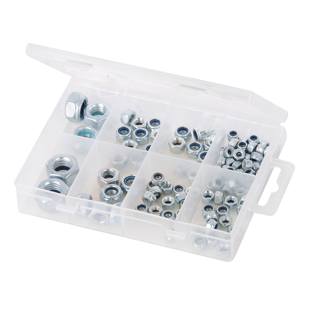 Konter Sicherungs Muttern 108-tlg Schrauben metrisch M4 M5 M6 M8 M10 M12