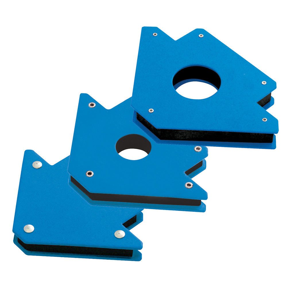 Silverline - Schweißmagnet 75 mm, 8,5 kg Winkelmagnet Schweißzubehör 675214