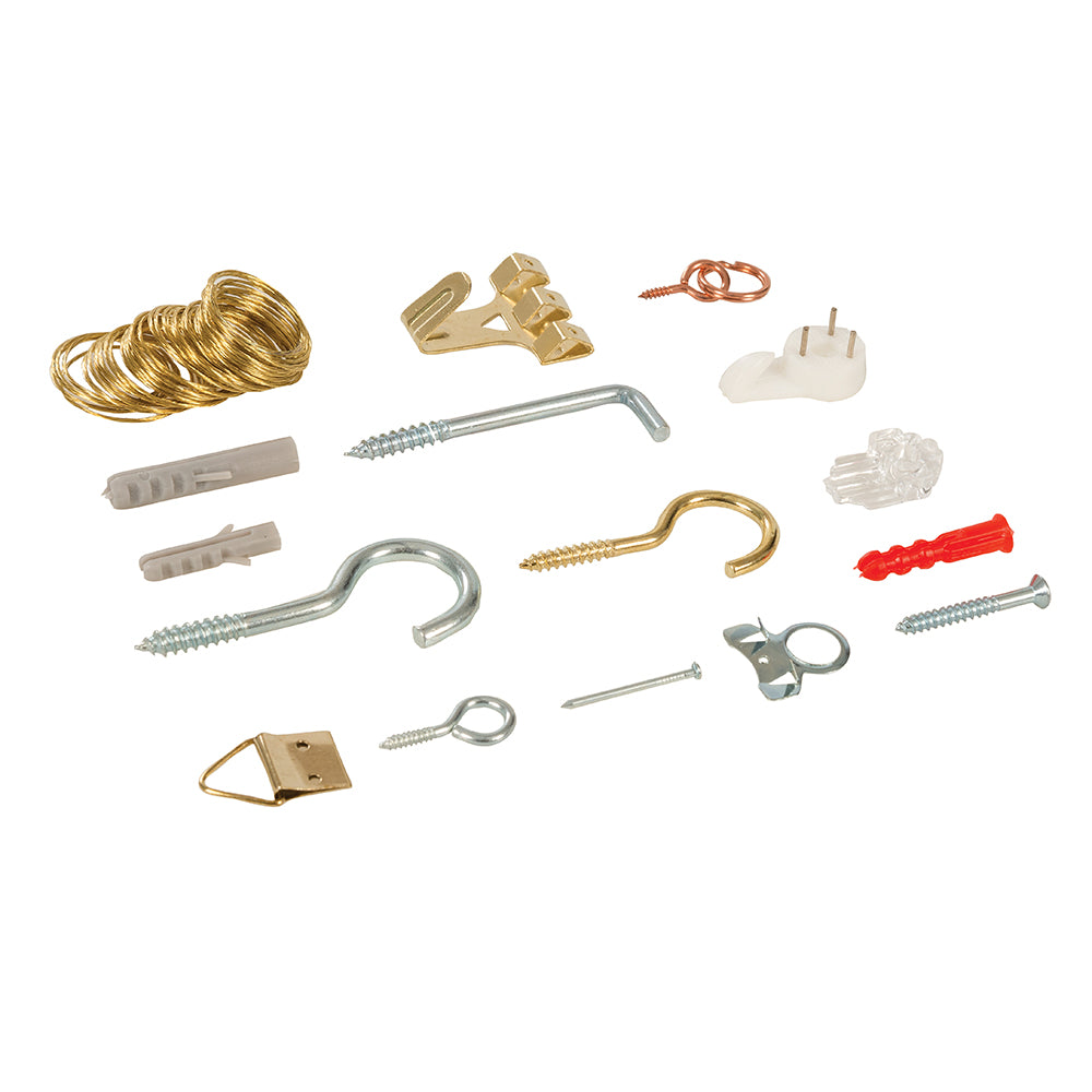 Fixman - Bilderhaken-Sortiment 545-tlg. Haken, Nägel, Schrauben 470424