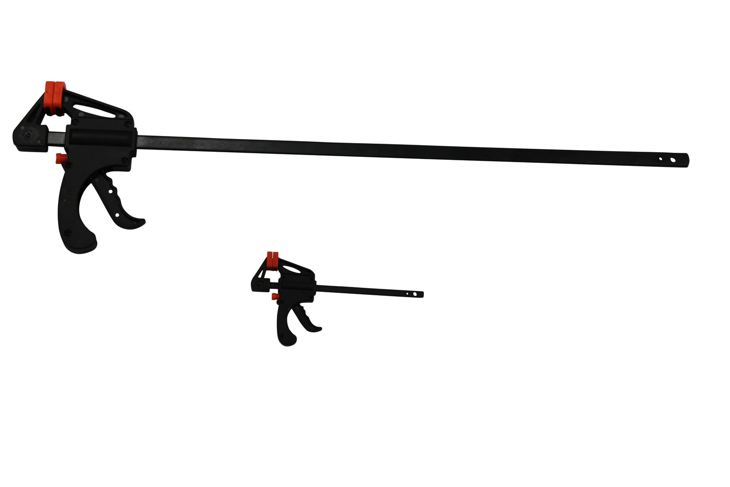 2x Einhandzwinge 100x40 + 600x60 Klemm Schnellspannzwinge Schraubzwinge