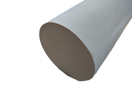PP Rundstab Rundmaterial Rund Klotz Kunststoff Zylinder 120x215 mm grau