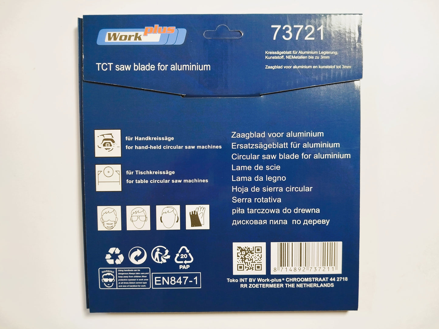 2 x HM Sägeblatt Ø 210 x 30 mm f. Aluminium Kunststoff Alu 72 Zähne Säge Kreissägeblatt