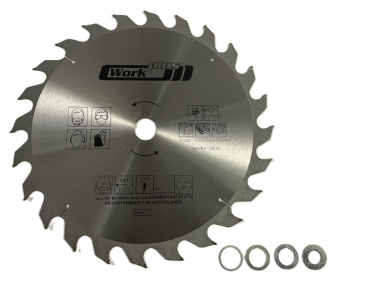 HM Sägeblatt Ø 350 x 30 mm 24 Zähne f. Holz Säge Hartmetall Kreissägeblatt