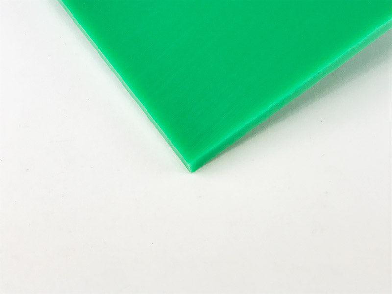 (51,78 Euro/m²) Kunststoff PE 1030x45x10 mm grün Platte Rest Stück