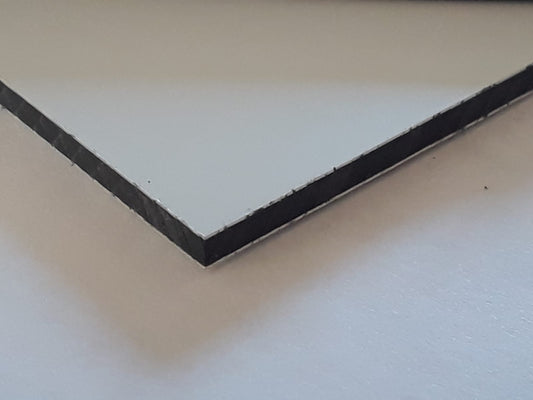 (108,24 Euro/m²) Dilite Alu Verbund Platte Kunststoff PE 680x250x4 mm Rest Stück
