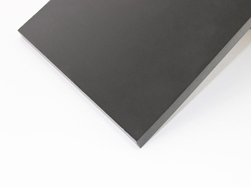 Hart PVC Platte Kunststoff 395x155x2 mm schwarz Reststück