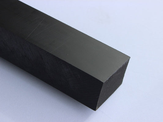 Kunststoff Klotz Polyoxymethylen POM 650x60x50 mm schwarz Platte Rest Stück