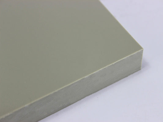 PP Platte Klotz Vierkant Kunststoff grau 185x80x40 mm Polypropylen Reststück