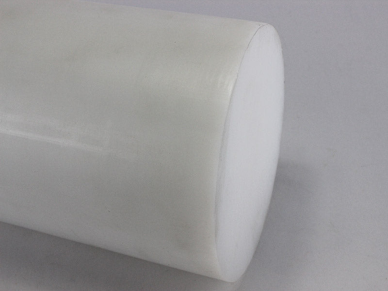 PA Rundstab Rundmaterial Rund Klotz Kunststoff Zylinder 235x75 mm natur weiß