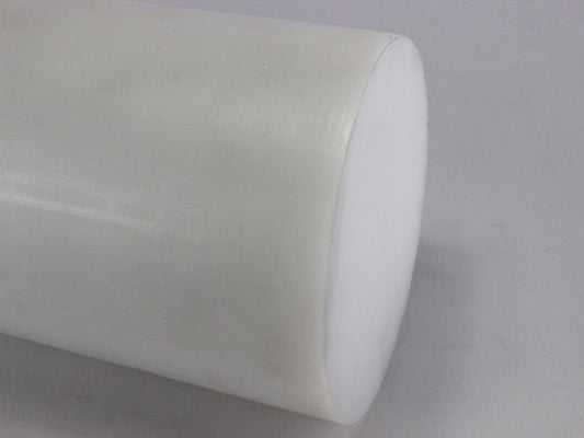PA Rundstab Rundmaterial Rund Klotz Kunststoff Zylinder 90x140 mm natur weiß