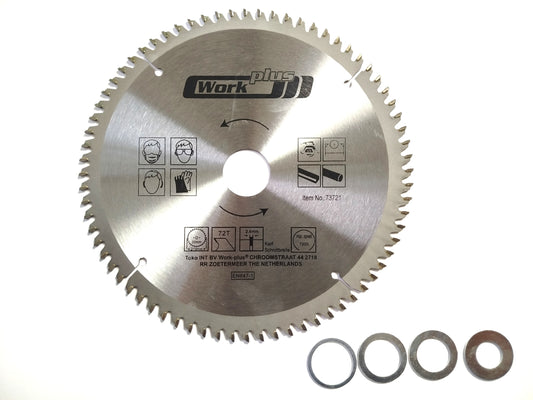 3 x HM Sägeblatt Ø 210 x 30 mm f. Aluminium Kunststoff Alu 72 Zähne Säge Kreissägeblatt