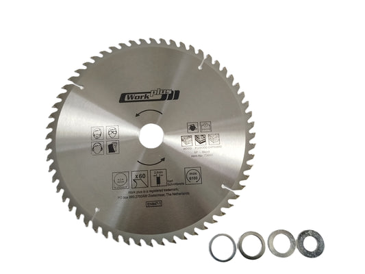 HM Sägeblatt Ø 250 x 30 mm 60 Zähne f. Holz Säge Hartmetall Kreissägeblatt