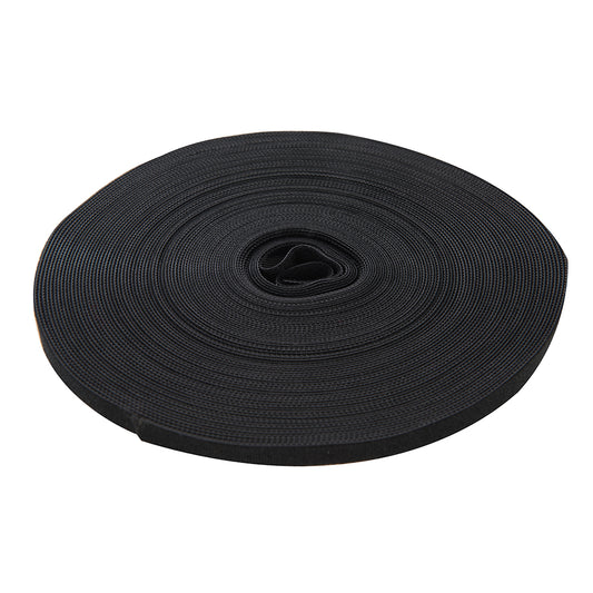 Fixman - Klettband, schwarz 10 mm x 25 m 419854