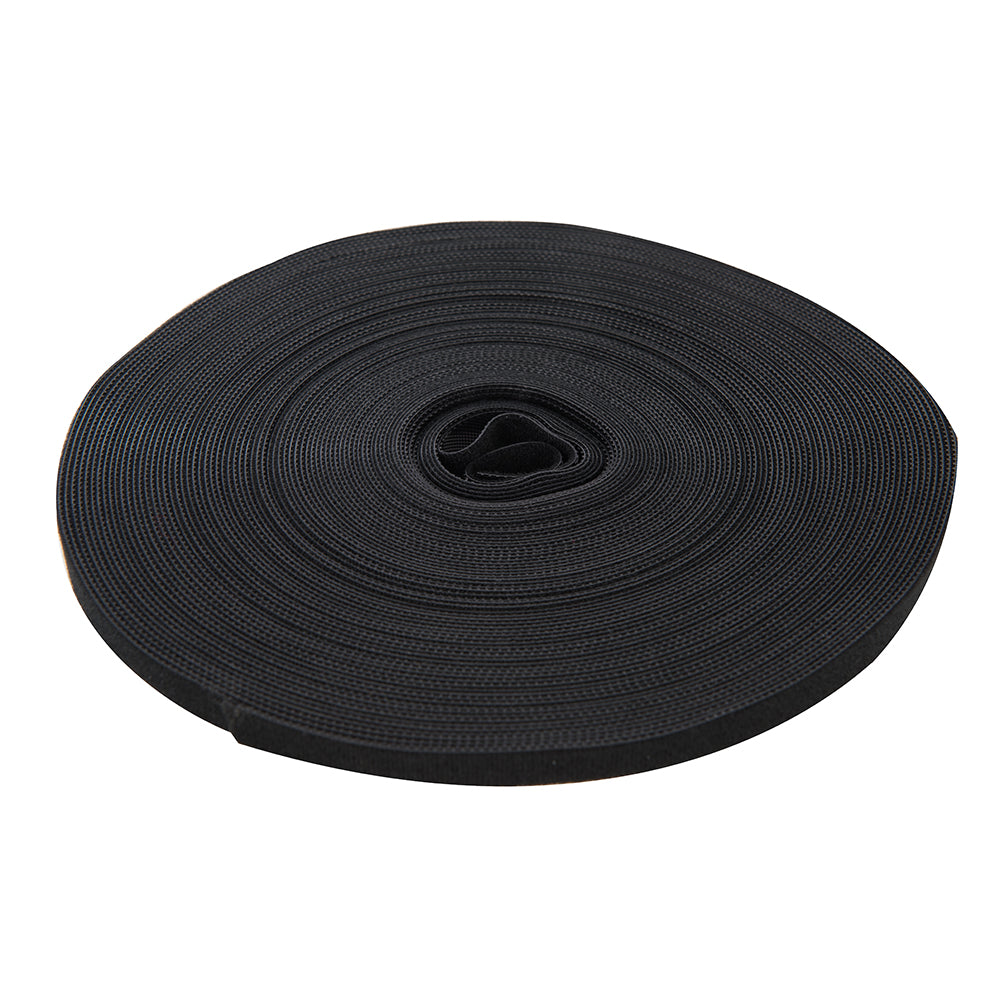 Fixman - Klettband, schwarz 10 mm x 25 m 419854