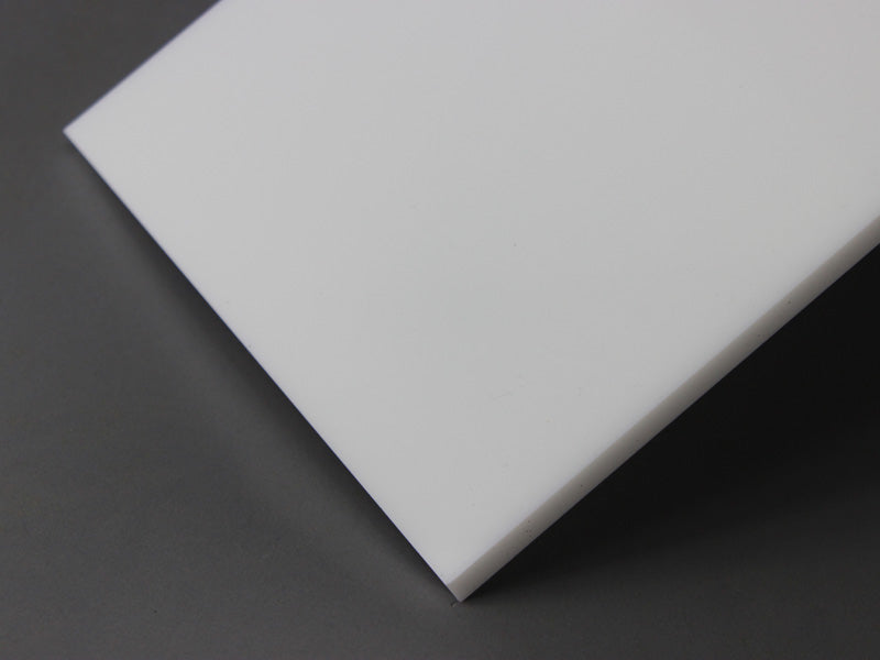 (80,56 Euro/m²) Kunststoff Platte POM 240x150x10 mm weiß Rest Stück