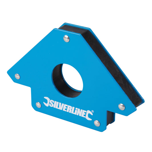 Silverline - Schweißmagnet 125 mm, 20 kg Winkelmagnet Schweißzubehör 633756