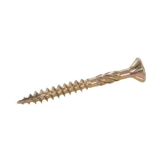 Fixman - Gelb verzinkte Schrauben 4 x 40 mm, 200er-Pckg. 936303