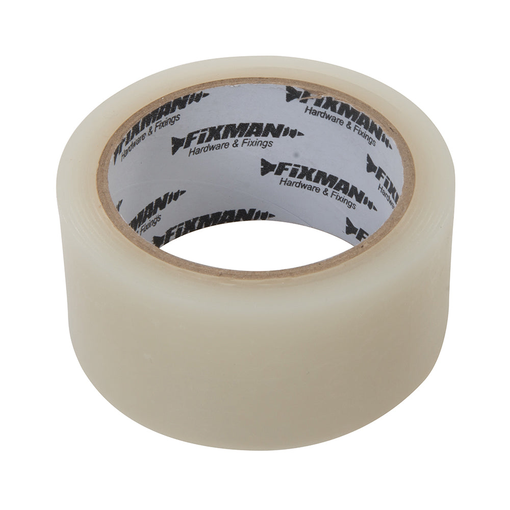 Fixman - Witterungsbeständiges Klebeband 50 mm x 25 m transparent 192545