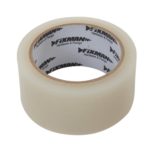Fixman - Witterungsbeständiges Klebeband 50 mm x 25 m transparent 192545