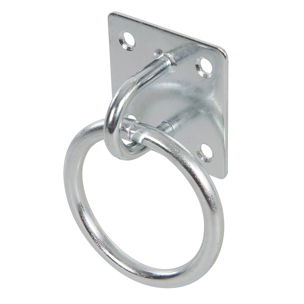 Augplatte galvanisiert Augenplatte Stahl Ring Öse Kettenplatte Haken 50x50 verzinkt