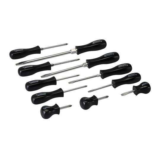 Schraubendreher Set 11-tlg Schraubenzieher Sechskant Kreuz Schlitz magnetisch