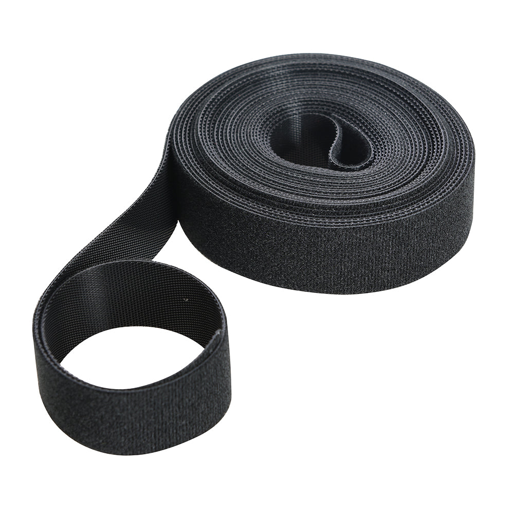 Fixman - Klettband, schwarz 25 mm x 25 m 684180