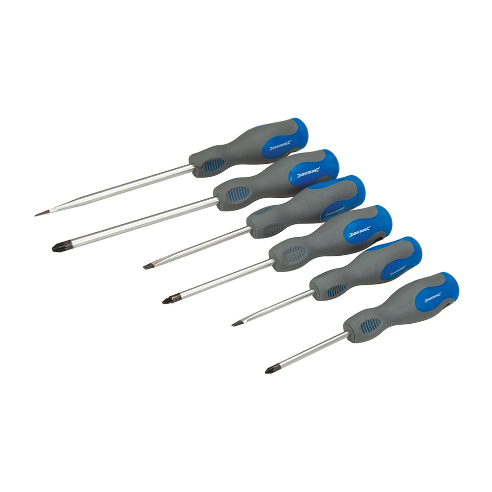 Silverline - Weichgriff-Schraubendreher, 18-tlg. Satz 633940