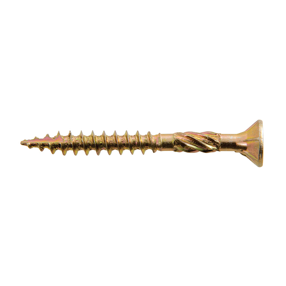 Fixman - Gelb verzinkte Schrauben 4 x 40 mm, 200er-Pckg. 936303