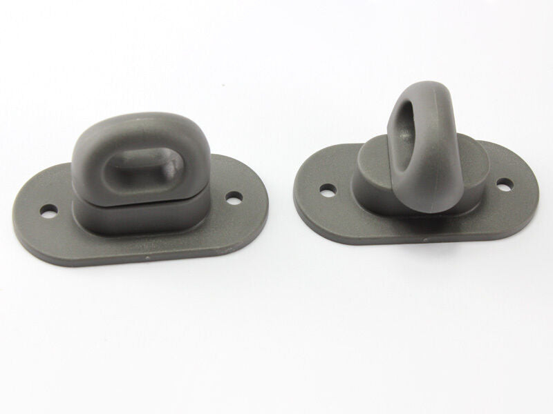 10 x Drehverschluss f. Ovalösen 42x22 mm Kunststoff Anhänger Plane
