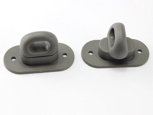 10 x Drehverschluss f. Ovalösen 42x22 mm Kunststoff Anhänger Plane