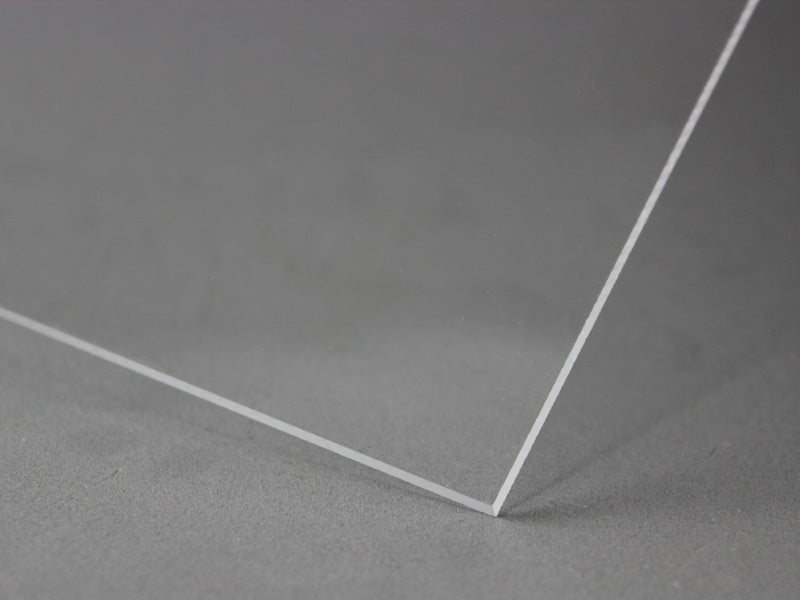 Kunststoff Platte PC Glas klar 300x285x1,5 mm Rest Stück
