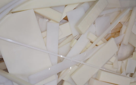 (2,78€/kg) 5kg PA natur Kunststoff Reste Reststücke Klötze Platten Restposten